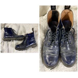 Heavily used Fluevog boots. Need new soles. Best for painting project.